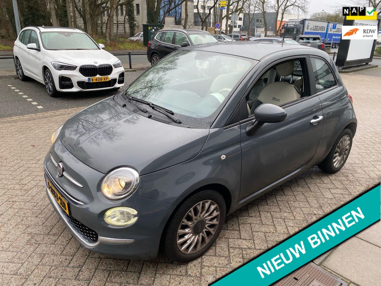 Fiat 500 - 1.0 Hybrid Lounge 2e eig. 83.000km Airco Carplay Cruise Navi Zuinig - AutoWereld.nl