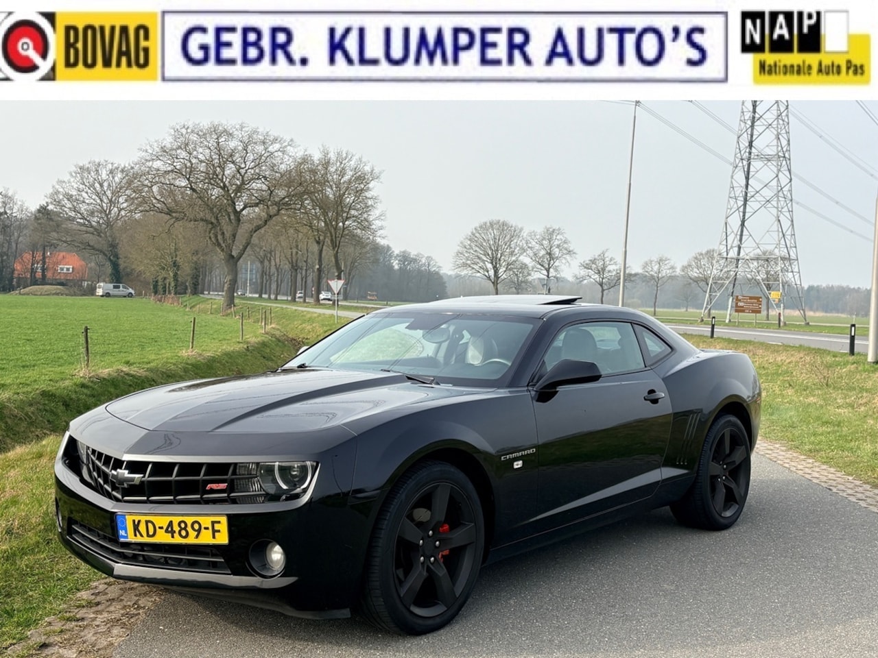Chevrolet Camaro - RS 3.6 V6 Aut., Leer, Cruise, Airco, 20", Nw. Ketting - AutoWereld.nl