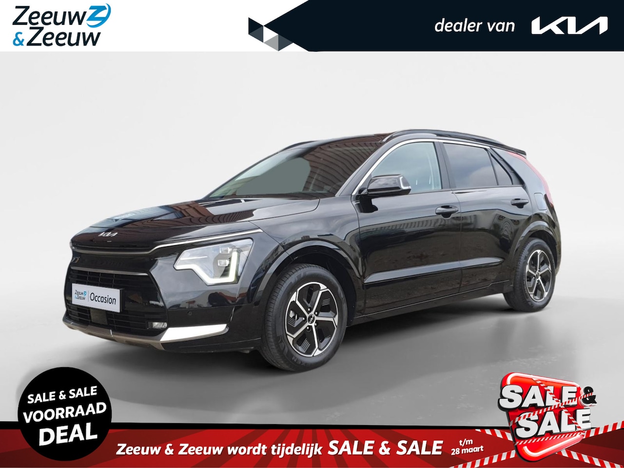 Kia Niro - 1.6 GDi Hybrid DynamicPlusLine | Stoel en stuurverwarming | Schuifdak | Dodehoek detectie - AutoWereld.nl
