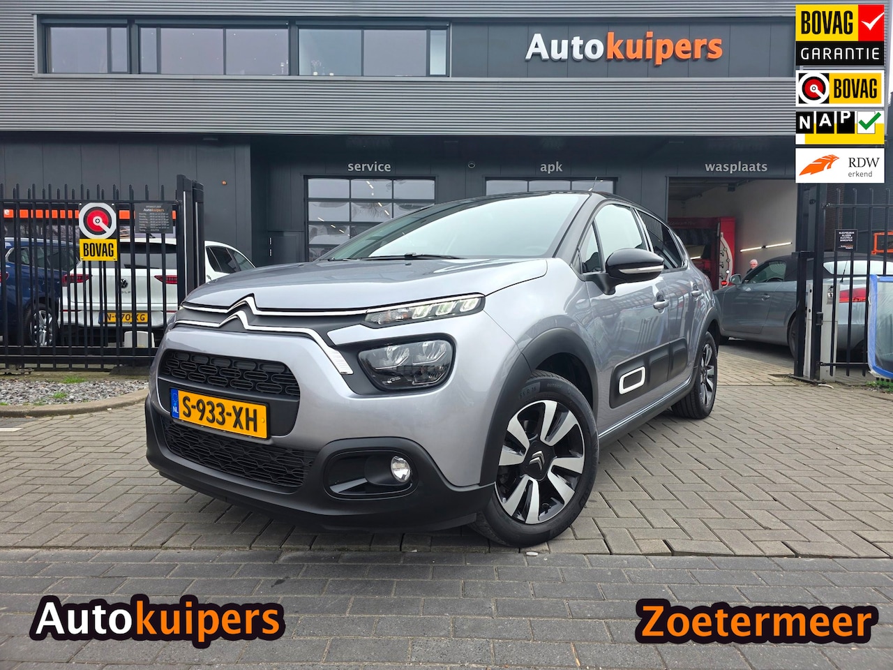 Citroën C3 - 1.2 PureTech Feel Edition | AUTOMAAT | Met o.a. achteruitrijcamera, AppleCarPlay/AndroidAu - AutoWereld.nl