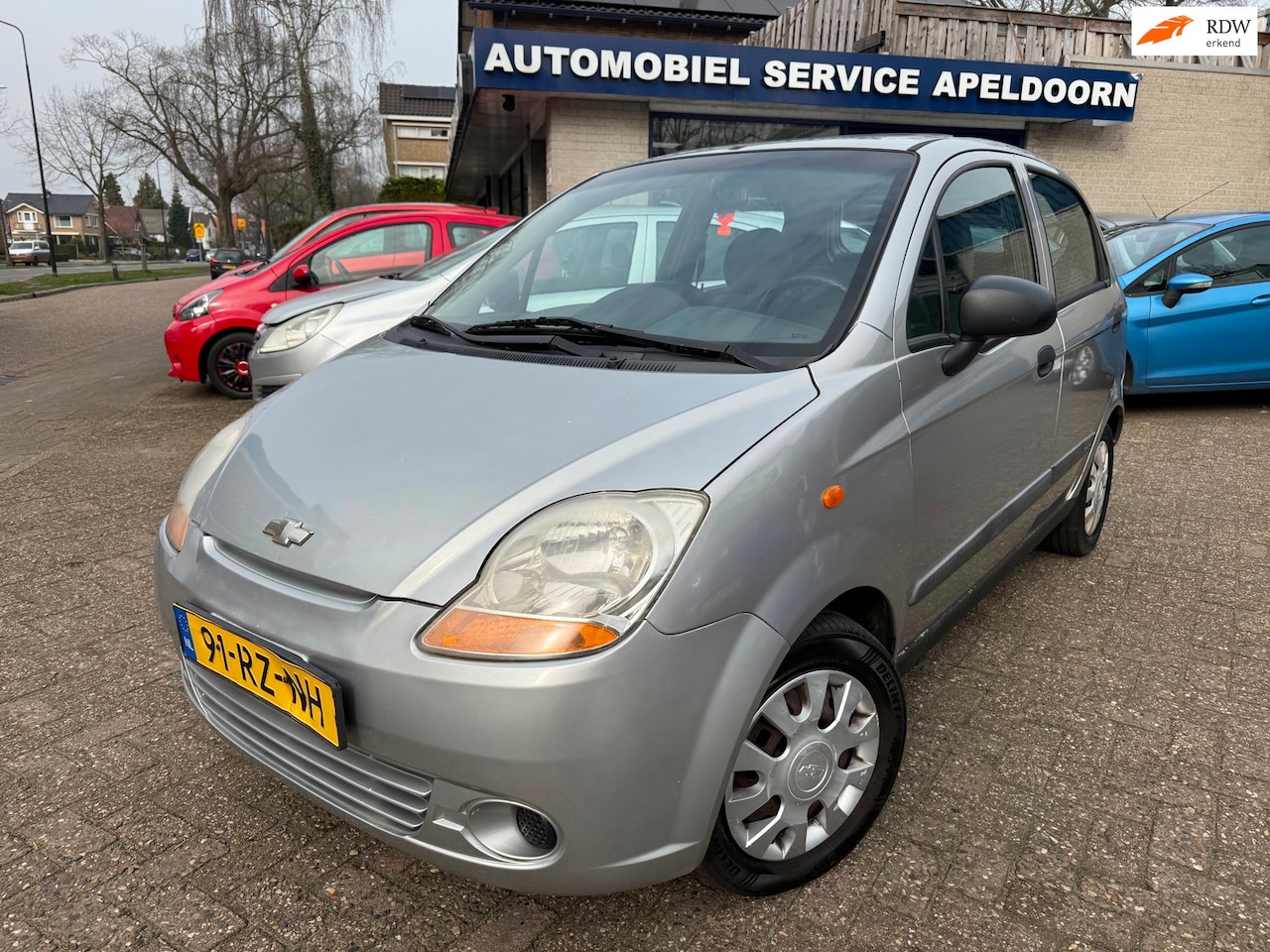 Chevrolet Matiz - 0.8 Style AUTOMAAT *APK*ELEKTR. RAMEN*STUURBEKR.*KOOPJE*5DRS* - AutoWereld.nl