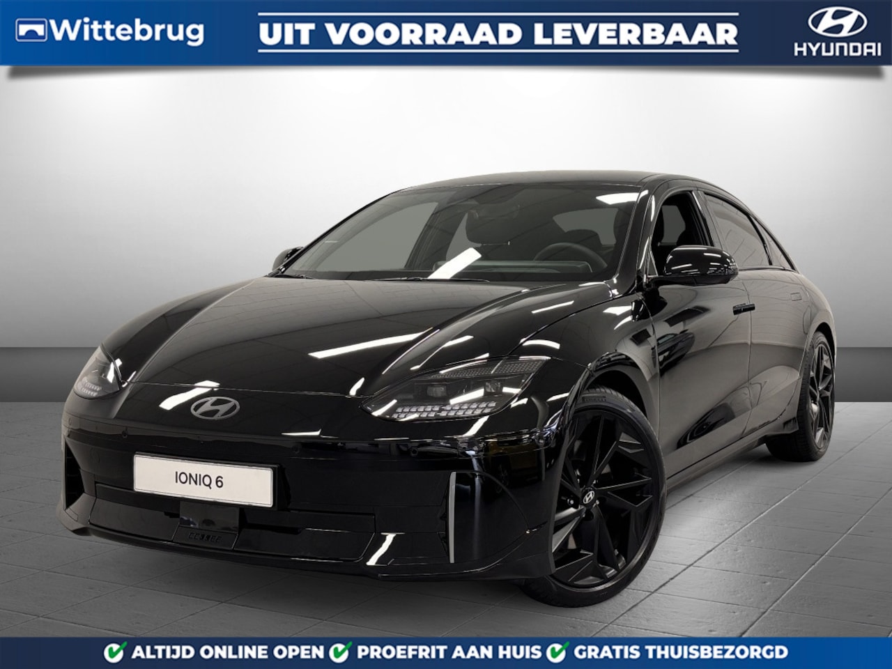 Hyundai IONIQ 6 - Business 77.4 kWh VALE Volledig Elektrisch Automaat met 545 km RANGE WLTP, Navigatie en St - AutoWereld.nl