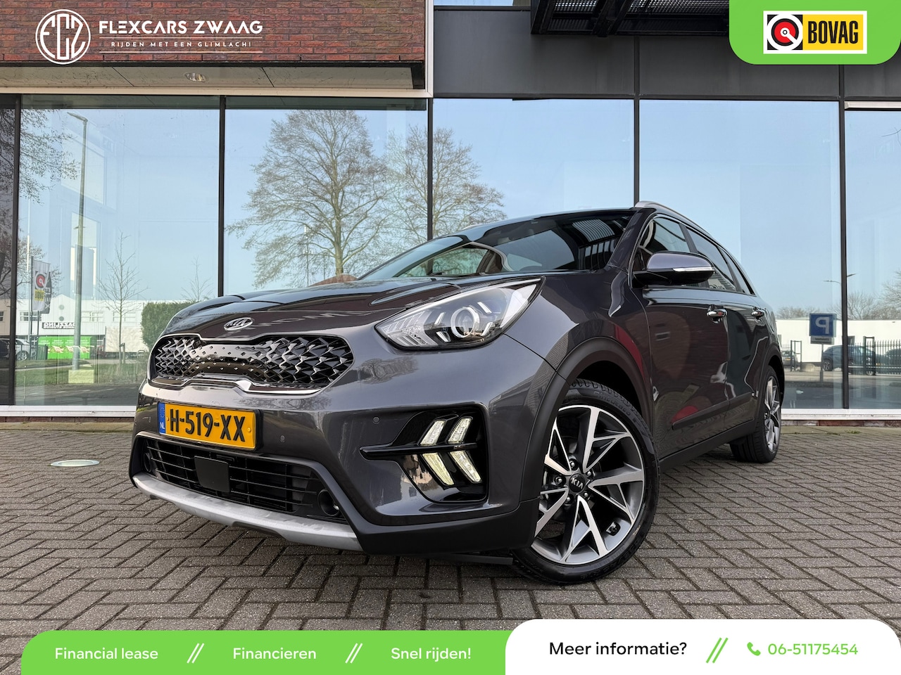 Kia Niro - 1.6 GDi Hybrid DynamicPlusLine - Navi - Winterpakket - Camera - Climate - Org.NL - AutoWereld.nl
