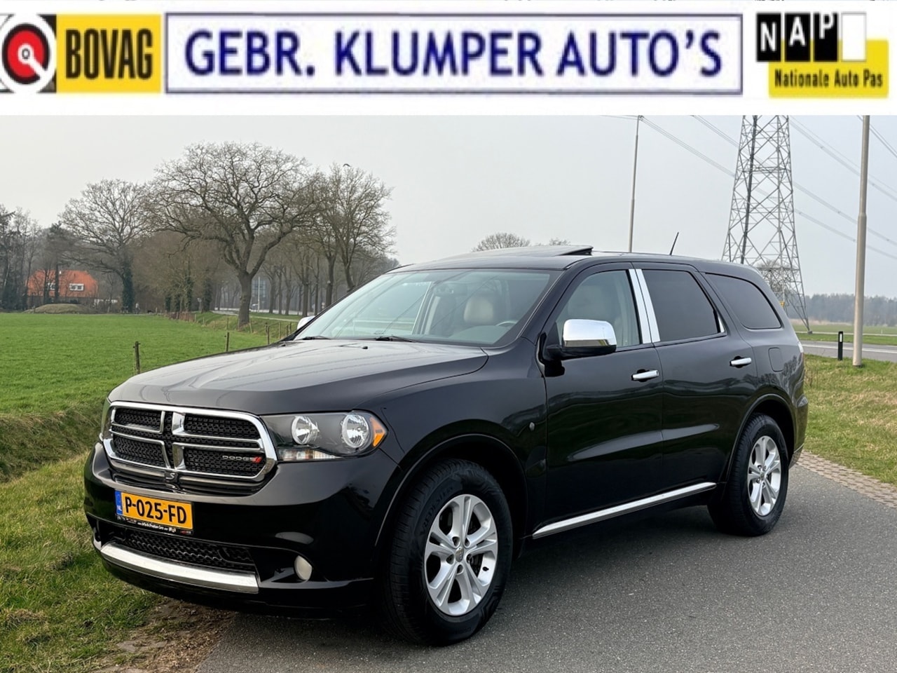 Dodge Durango - 3.6 V6 SXT Aut., LPG-G3, 6-Pers., Leer, Navi, Cruise, ECC, Schuifdak - AutoWereld.nl
