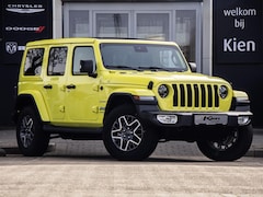 Jeep Wrangler Unlimited - 4xe 380 Sahara | Sky one dak | Adaptive CC | Camera | stoel en stuur verwarming