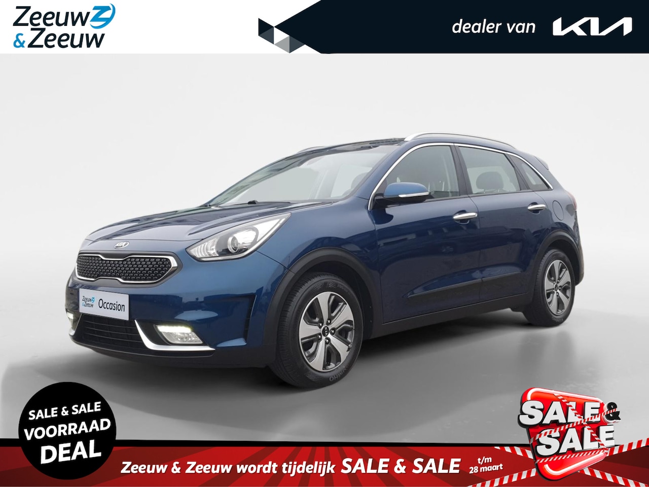 Kia Niro - 1.6 GDi Hybrid DynamicLine | Trekhaak | Navigatie | Cruise control | Climate control | App - AutoWereld.nl