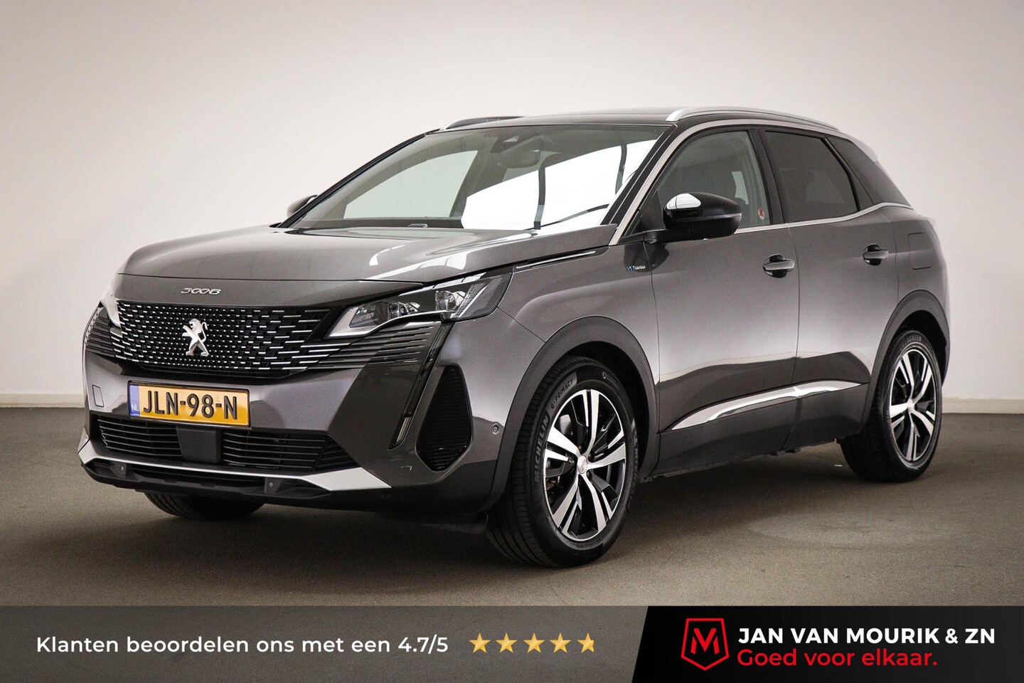 Peugeot 3008 - 1.6 HYbrid 225 GT | PANORAMADAK | SFEERVERLICHTING | DAB | APPLE | CAMERA - AutoWereld.nl