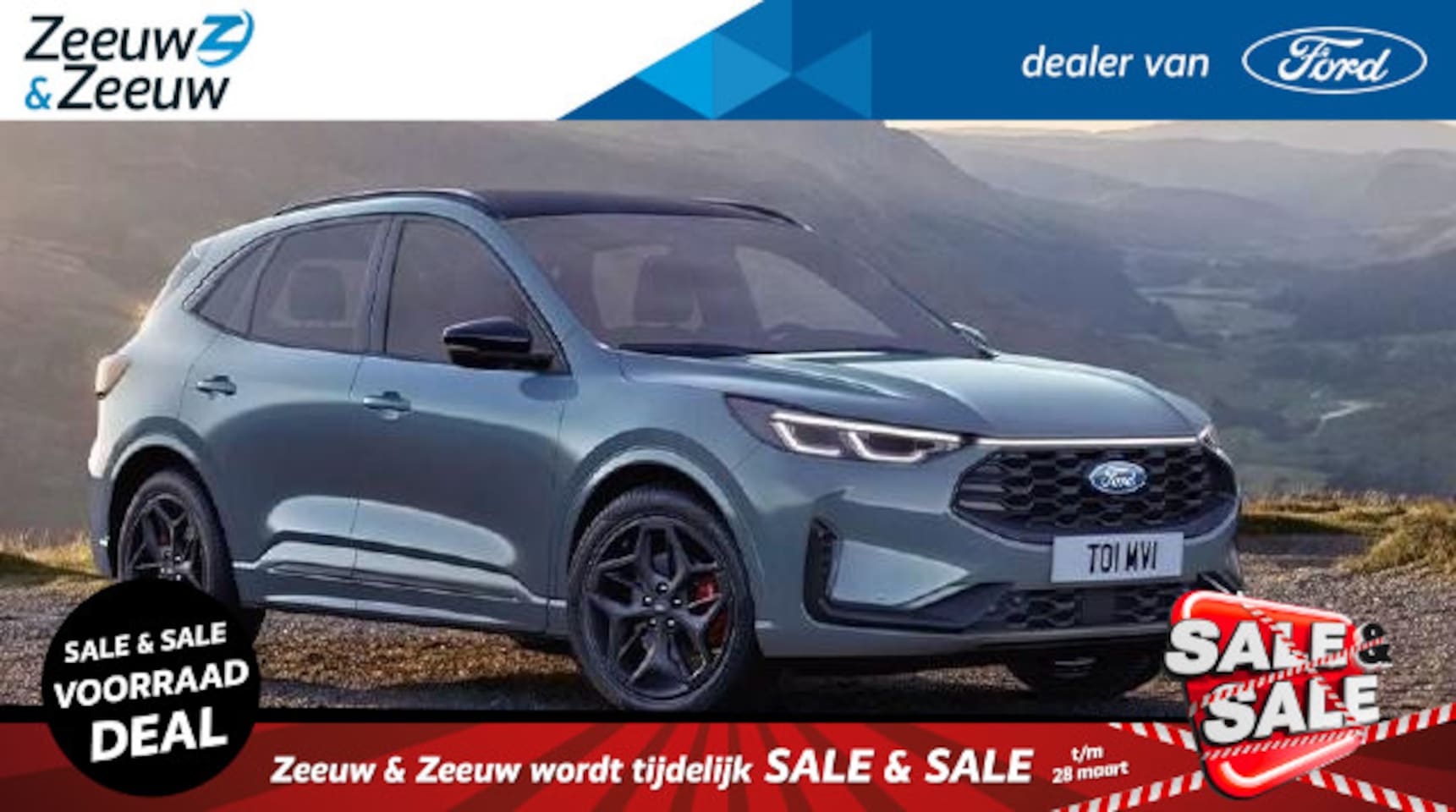 Ford Kuga - 2.5 PHEV Blue Cruise Edition | Handsfree rijde mogelijk | Matrix LED | 19" Zwarte velgen | - AutoWereld.nl