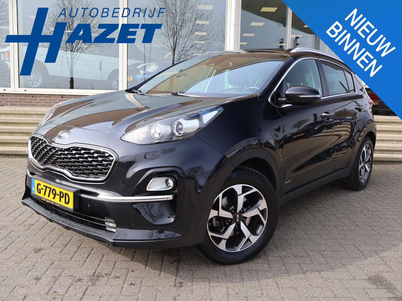 Kia Sportage - 1.6 T-GDI 4WD 177 PK AUT. DYNAMICPLUSLINE + PANO | TREKHAAK 1600 KG | STOELVERW. V+A | CAR - AutoWereld.nl