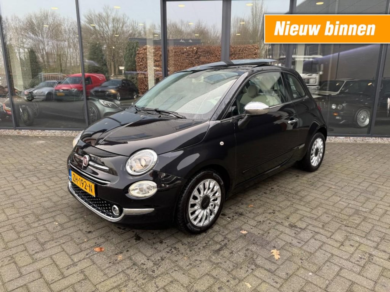 Fiat 500 - 0.9 TwinAir Lounge Turbo ,Schuifdak,Navi,Cruise,Pdc,Airco.Carplay - AutoWereld.nl