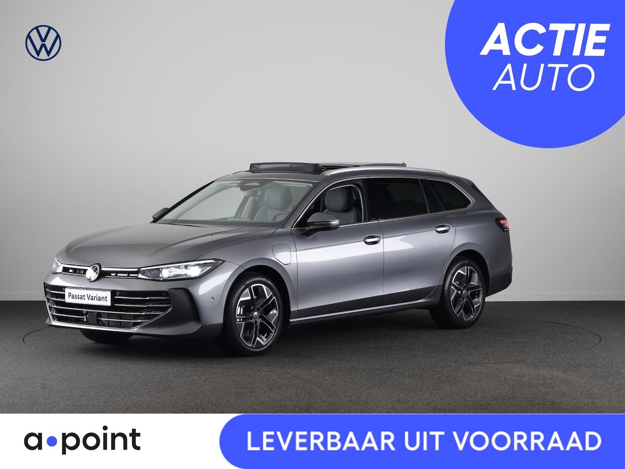 Volkswagen Passat Variant - Elegance Business 1.5 eHybrid 204 pk DSG | 18" LM |  Leder Pakket |  Panoramadak | 360 gra - AutoWereld.nl