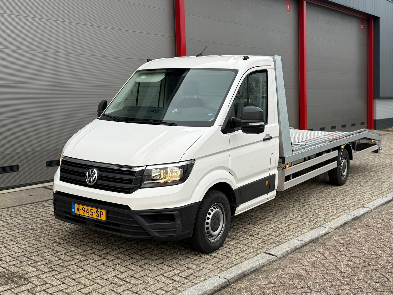 Volkswagen Crafter - 35 2.0 TDI L4 EL Highline | DSG AUTOMAAT | Dealeronderhouden | nieuw oprijbak - AutoWereld.nl