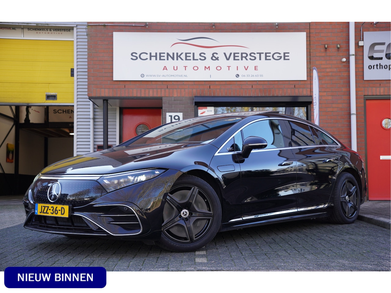 Mercedes-Benz EQS - 450+ AMG Line 108 kWh / BTW / Pano / Garantie tm 2029 / Achteras besturing / Massage / Bur - AutoWereld.nl