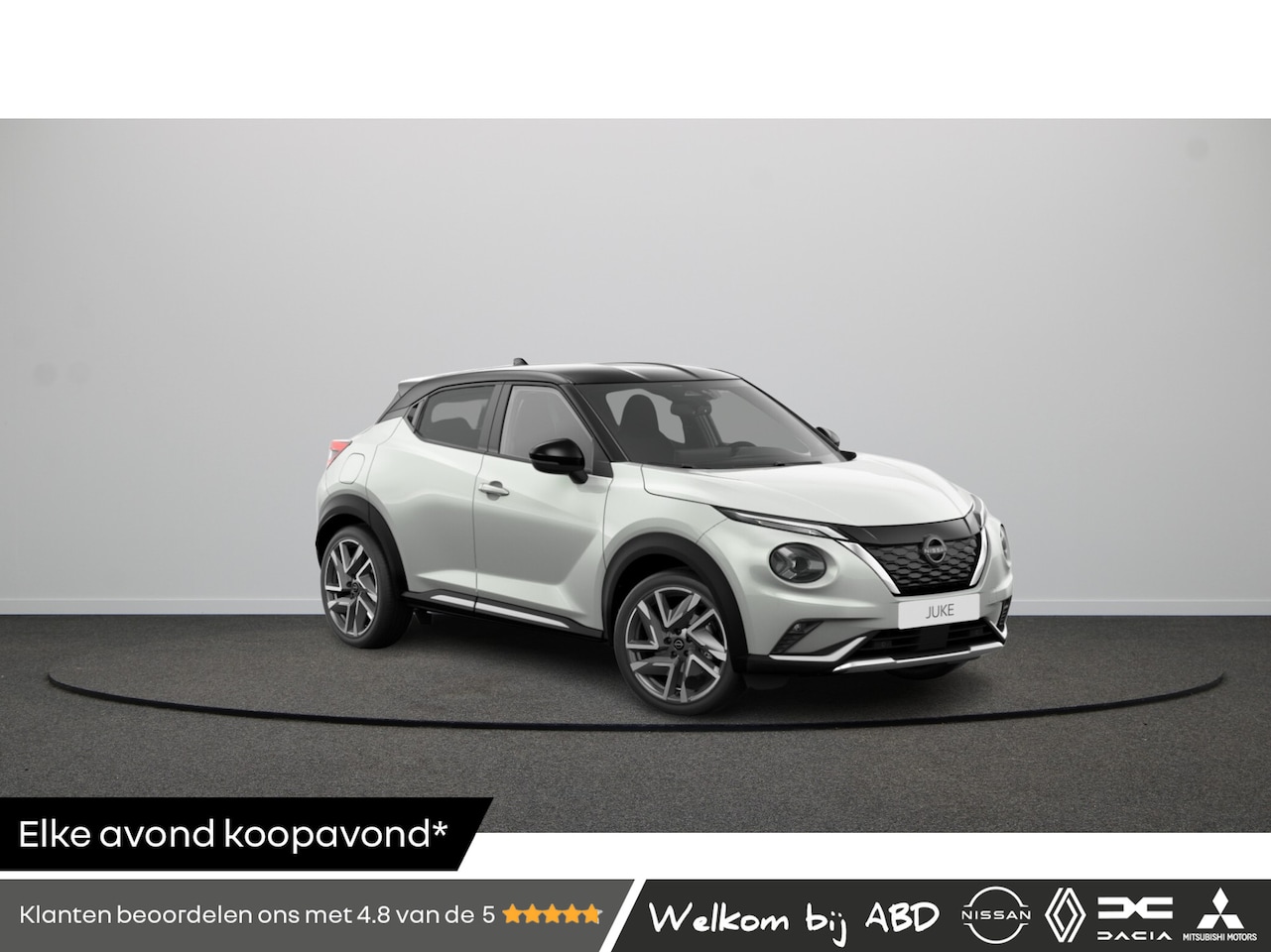 Nissan Juke - N-Design Enigma Black + Cold Pack Hybrid 143 | 17" Lichtmetalen velgen | 19" lichtmetalen - AutoWereld.nl