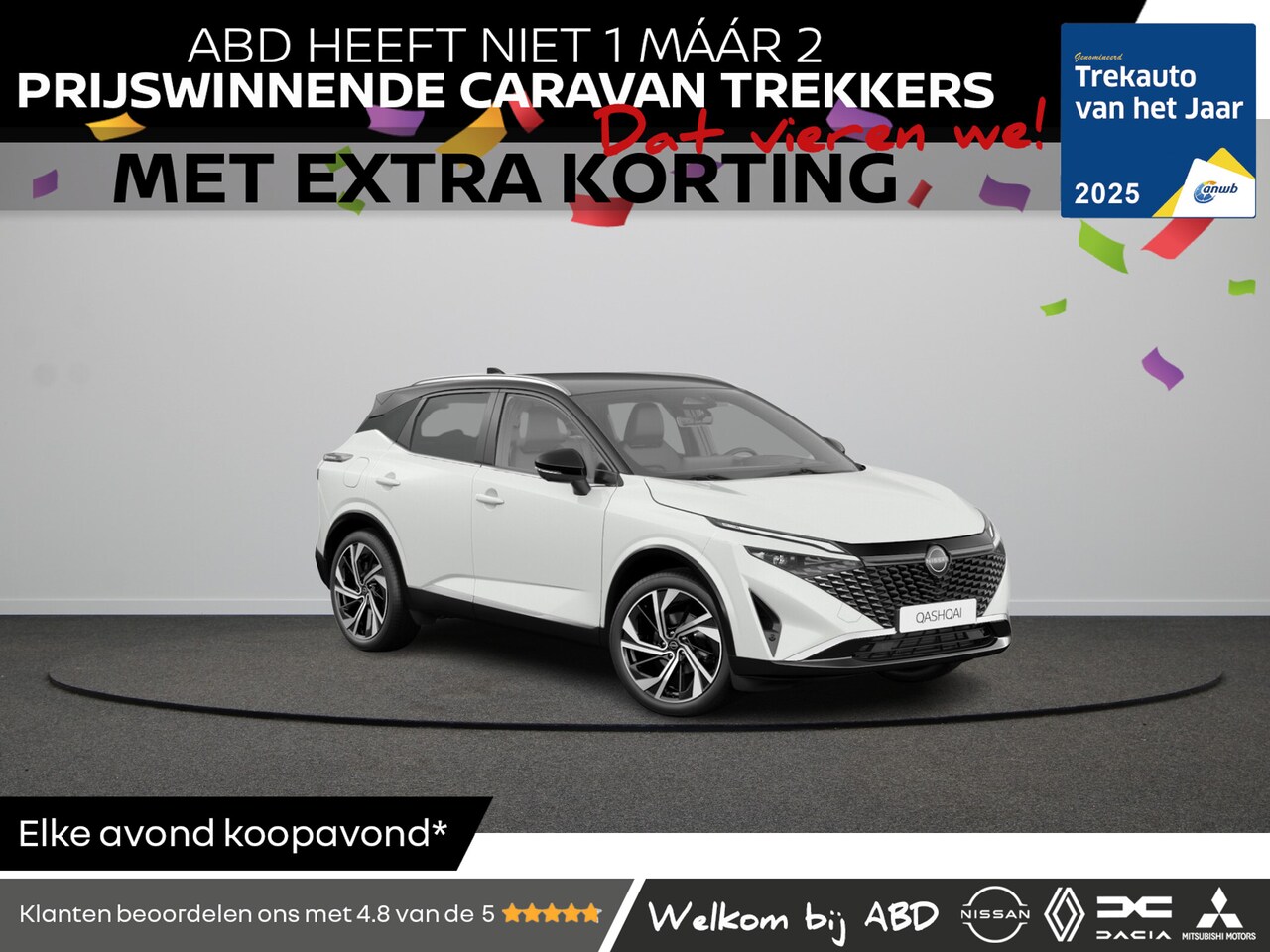 Nissan Qashqai - Tekna Plus + Two Tone Mild-Hybrid 158 Xtronic | 12.3" TFT digitale cockpit | Automatische - AutoWereld.nl