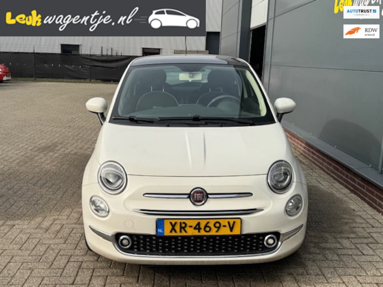 Fiat 500 - 0.9 TA Turbo Lounge *cruise *pano *airco *p-sensor - AutoWereld.nl