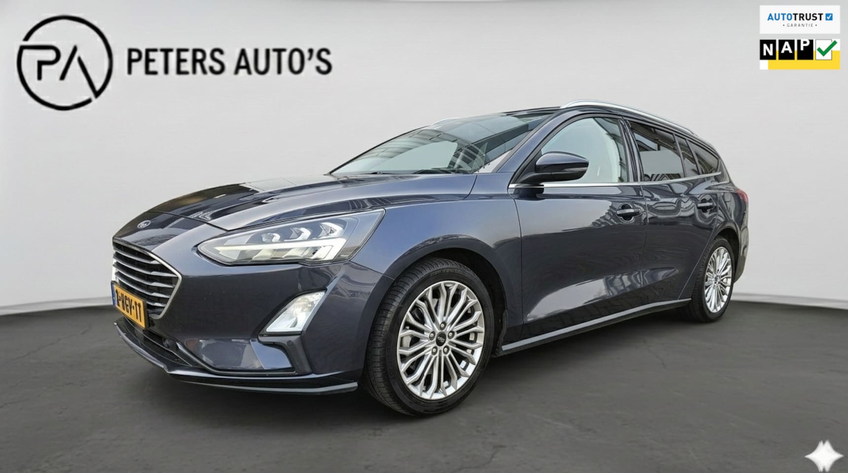 Ford Focus Wagon - 1.0 EcoBoost Titanium Adaptive/Led/Stoel-Stuurverwarming - AutoWereld.nl
