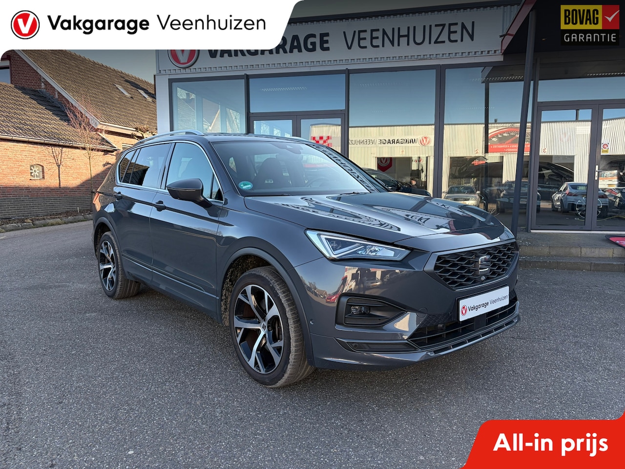 SEAT Tarraco - 1.4 TSI e-Hybrid PHEV FR Business Intense|Rijklaar prijs|Elek. trekhaak|360 Camera|Memory| - AutoWereld.nl