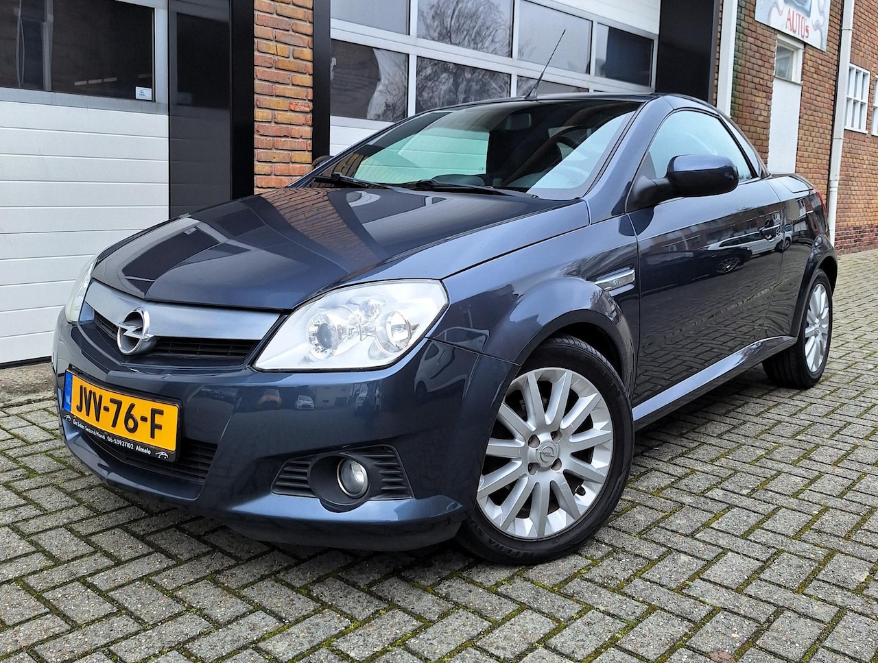 Opel Tigra TwinTop - 1.4-16V Rhythm 2009 Blauw LMV 16 Nw Apk - AutoWereld.nl