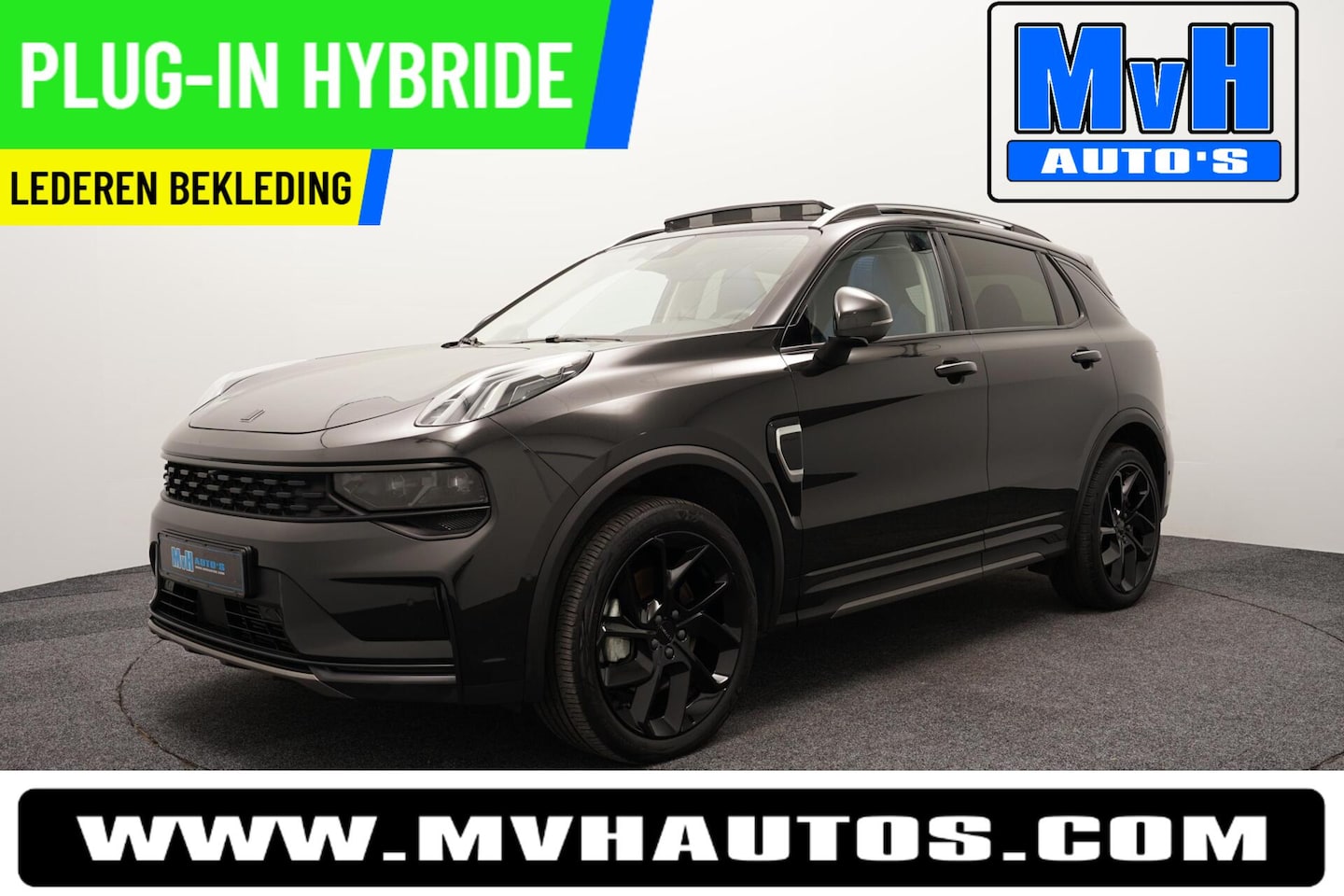 Lynk & Co 01 - 1.5 Plug-in Hybride|FULL BLACK XL|LEER|NAP|PANO - AutoWereld.nl