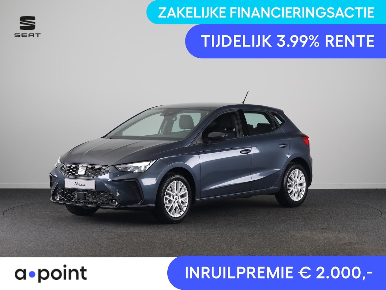 SEAT Ibiza - SEAT Ibiza Style plus 1.0 EcoTSI 95 pk Magnetic Tech Metallic | Park Assist | Apple Carpla - AutoWereld.nl