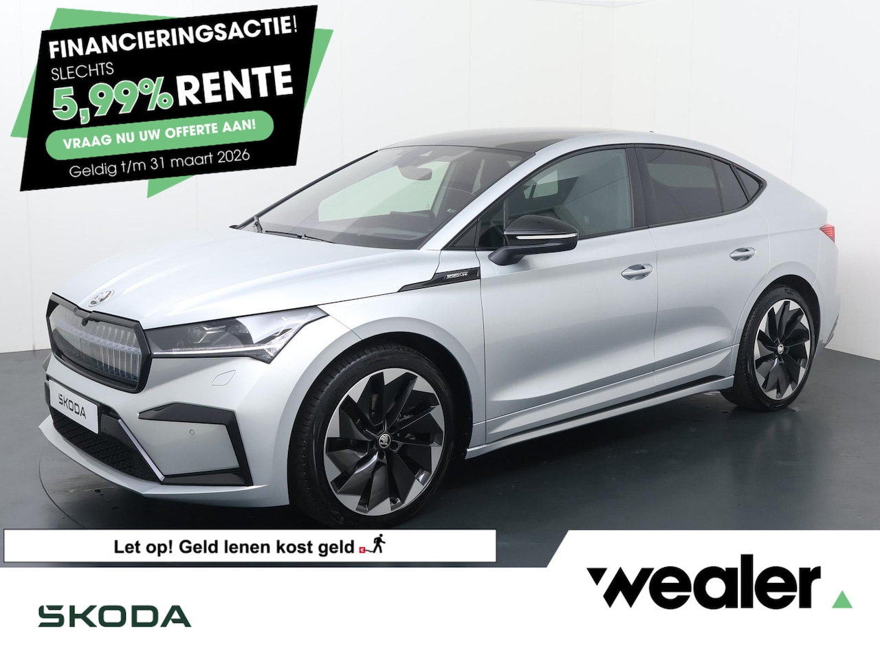 Skoda Enyaq Coupé iV - 80 Sportline | 204 PK | SoH 93% | Panoramadak | Matrix LED koplampen | 21" LM velgen | Ada - AutoWereld.nl