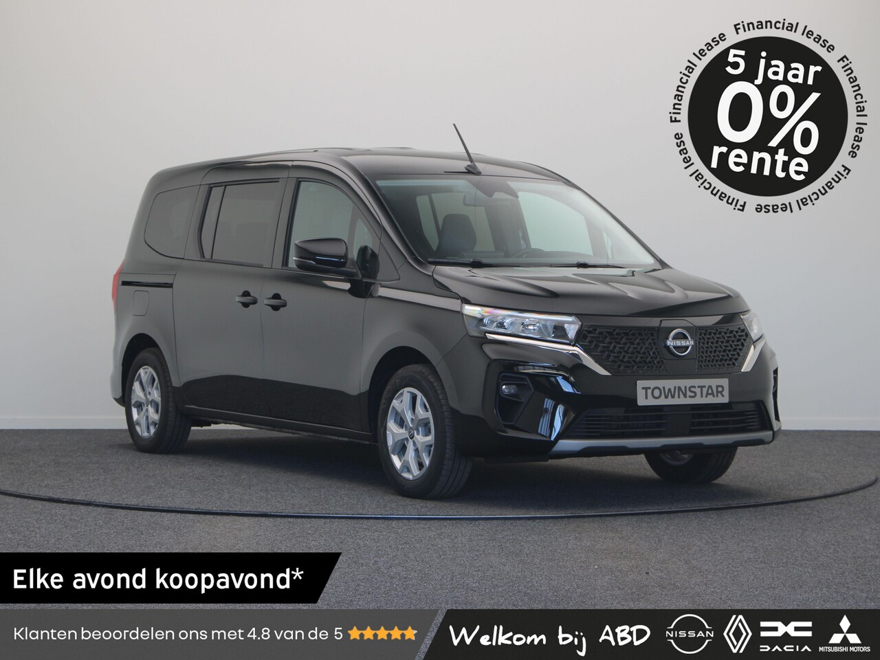 Nissan Townstar Evalia - L2H1 EV 121 1AT N-Connecta | Financiering 0% | | Achteruitrijcamera | Automatische aircond - AutoWereld.nl