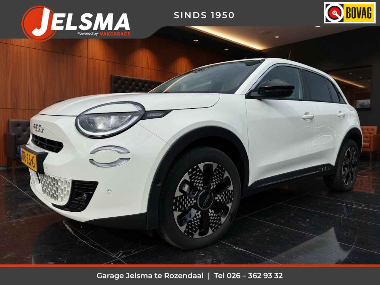 Fiat 600 - 1.2 Hybrid La Prima Aut., Camera | Leer | Navi & CarPlay - AutoWereld.nl
