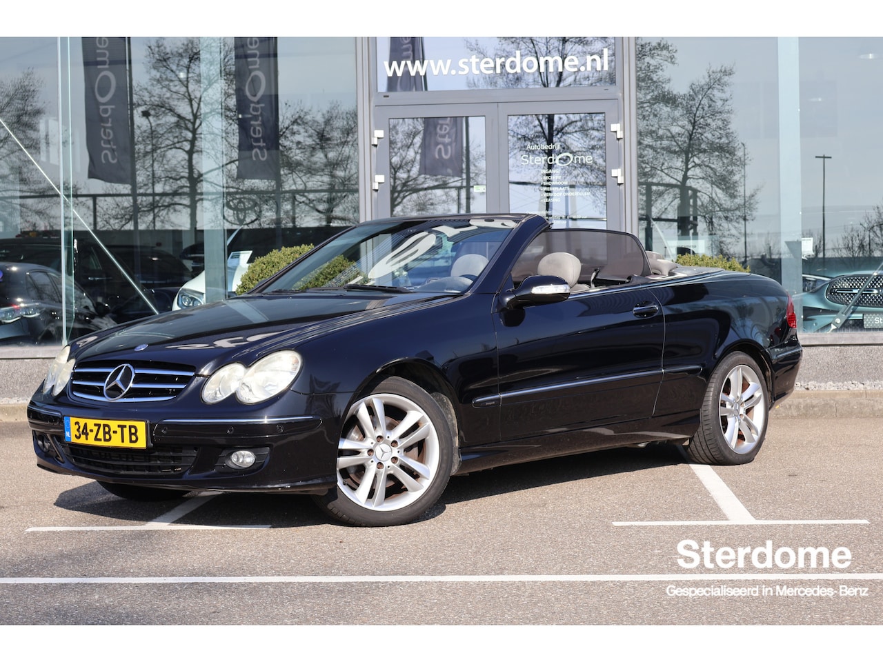 Mercedes-Benz CLK-klasse Cabrio - 200 K. Avantgarde l Nappa Leder l Comand l Stoelverwarming l Elektrisch bedienbare kap l W - AutoWereld.nl