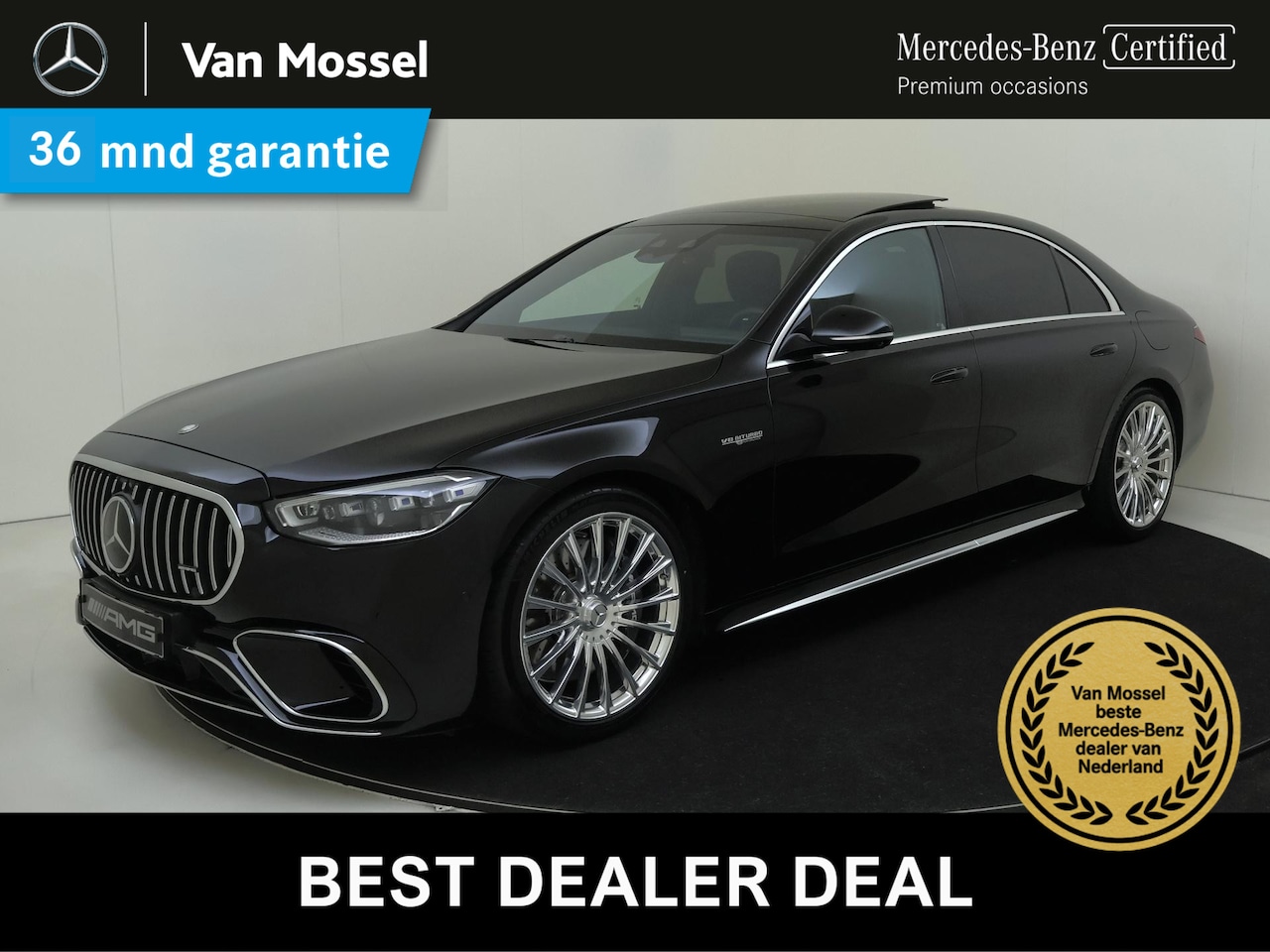 Mercedes-Benz S-klasse - AMG 63 S E Performance Panoramadak / Amg Ride Control + / Carbon interieur / Memory / Head - AutoWereld.nl