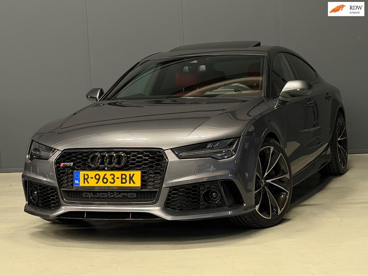 Audi RS7 - Sportback 4.0 TFSI Quattro Pro Line Plus SOFTCLOSE/HUD/MEMORY/DAK/360 | KEURIGE AUTO ! - AutoWereld.nl