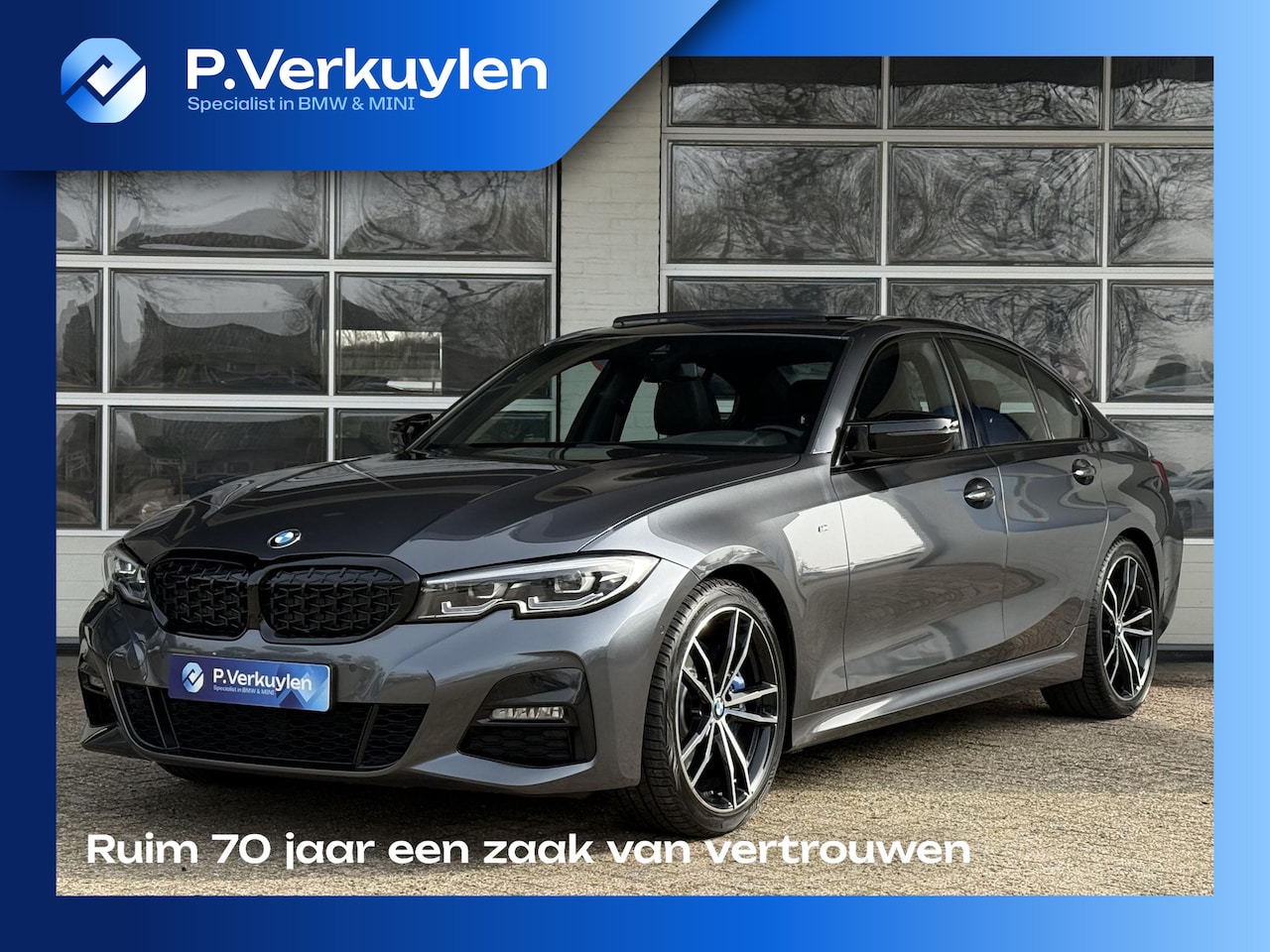 BMW 3-serie - 320i M SPORT PLUS | PANORAMA | 19 INCH | HEAD UP | LEDER | - AutoWereld.nl