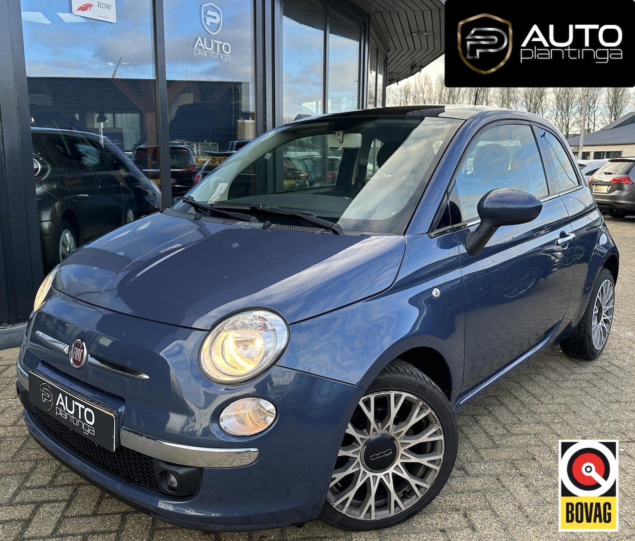 Fiat 500 - 0.9 TwinAir Lounge | AUTOMAAT | Pano | Airco | Parkeersensoren | - AutoWereld.nl