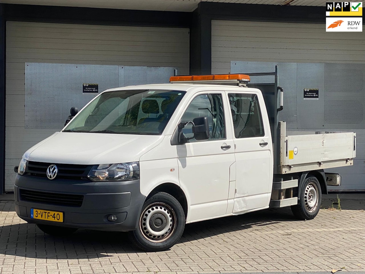 Volkswagen Transporter - 2.0 TDI L2H1 DC PICK-UP KIPPER - AutoWereld.nl