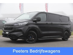 Ford Transit Custom - 300 2.0 TDCI L2H1 Black Edition Limited Cruise, Camera, Carplay, LED, 2 x Schuifdeur, Mult