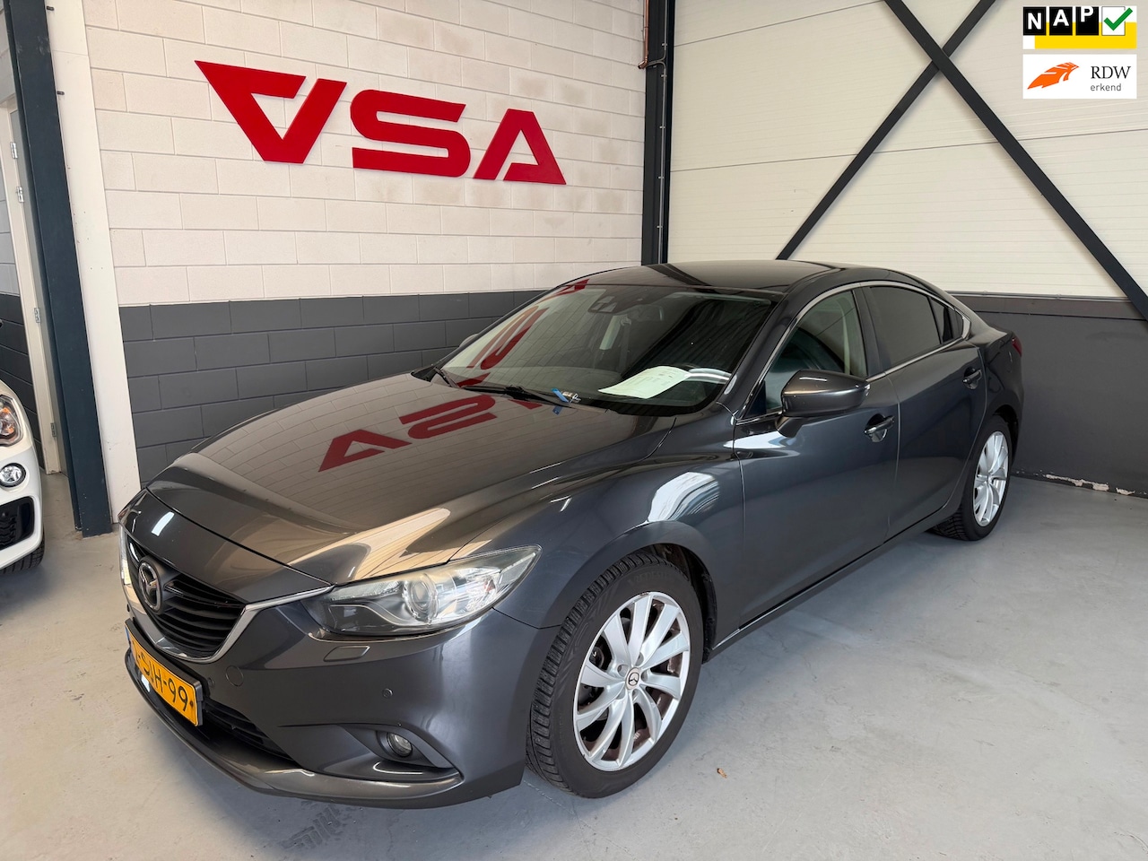 Mazda 6 - 2.2D Skylease+|Cruise|PDC|Stoelvw|lane-assist|Trekhaak|airco - AutoWereld.nl