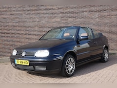 Volkswagen Golf Cabriolet - 1.8 Highline, blauwe stoffen elektrisch bediende kap, leder interieur