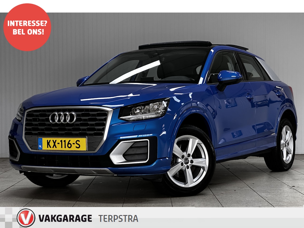 Audi Q2 - 1.4 TFSI CoD Sport Pro Line/ Open Pano-Dak/ Trekhaak/ 17''LMV/ Airco/ Navi/ Cruise/ Blueto - AutoWereld.nl