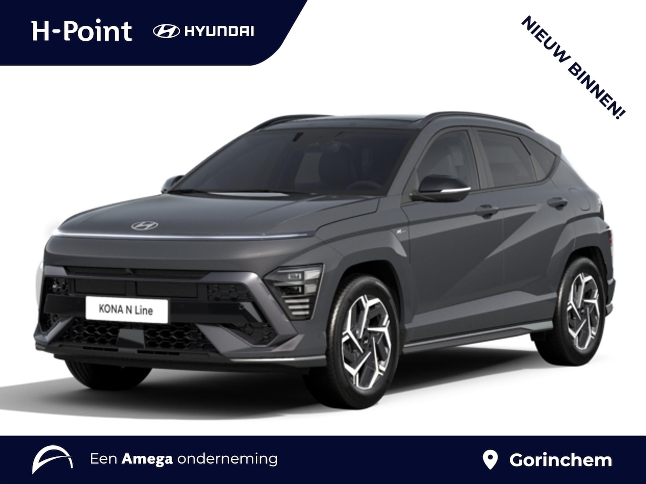 Hyundai Kona - N Line Sky 1.6 GDI HEV 137pk | €2.640 KORTING | PANODAK | 360° CAMERA | ELEK. ACHTERKLEP | - AutoWereld.nl