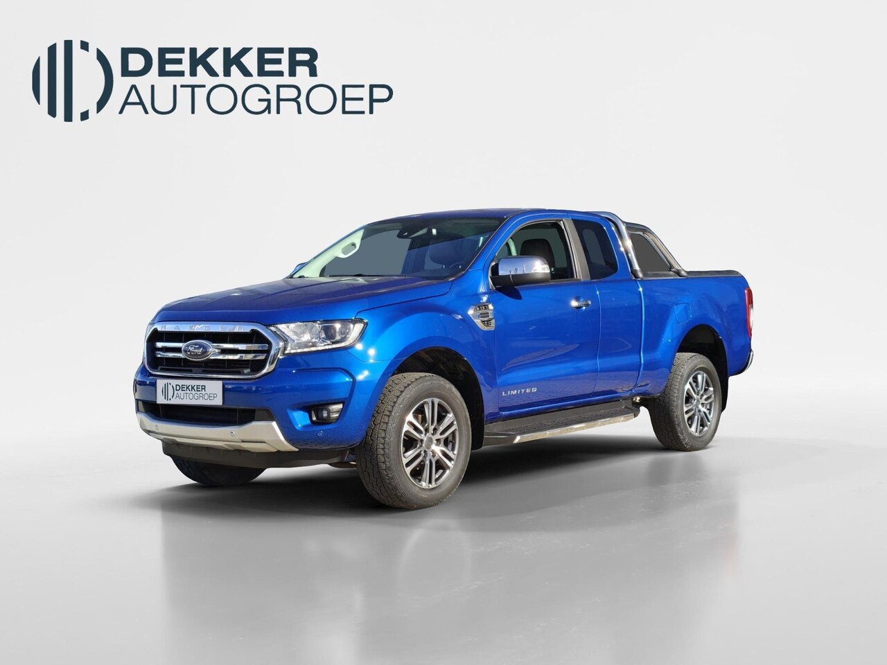 Ford Ranger - 2.0 EcoBlue Limited Super Cab | 3.500 kg trekgewicht | Blue Lightning | 18 inch - AutoWereld.nl