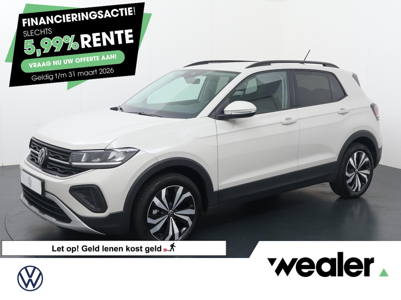 Volkswagen T-Cross - 1.0 TSI Life Edition | 116 PK | Automaat | Climate control | Adaptive cruise control | App - AutoWereld.nl