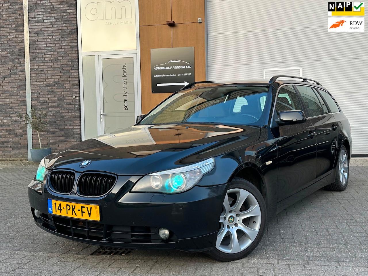 BMW 5-serie Touring - 525i Executive | xenon | leder | nwe apk | - AutoWereld.nl