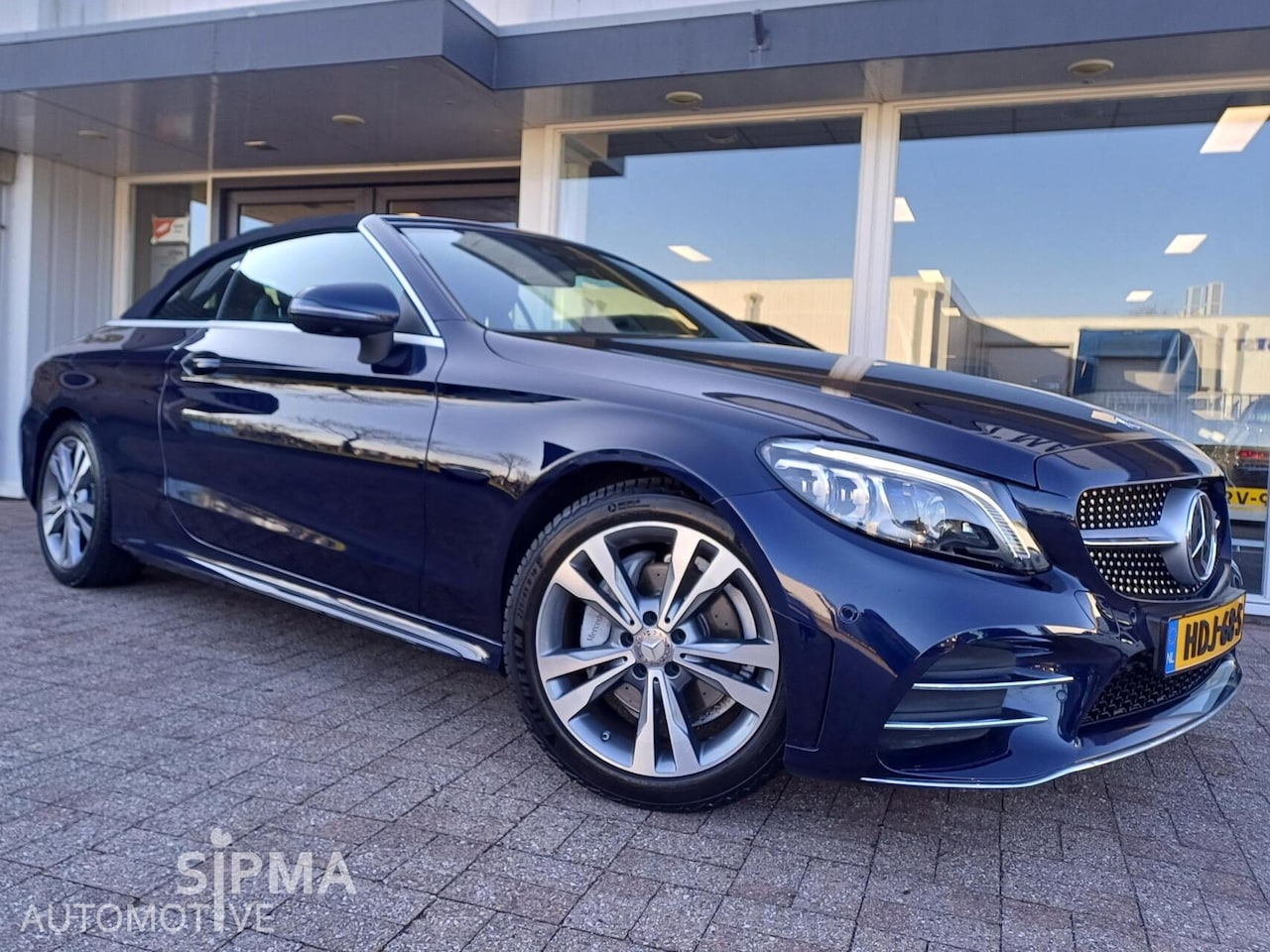 Mercedes-Benz C-klasse Cabrio - 200 AMG Line/Led/95dkm/2019 - AutoWereld.nl