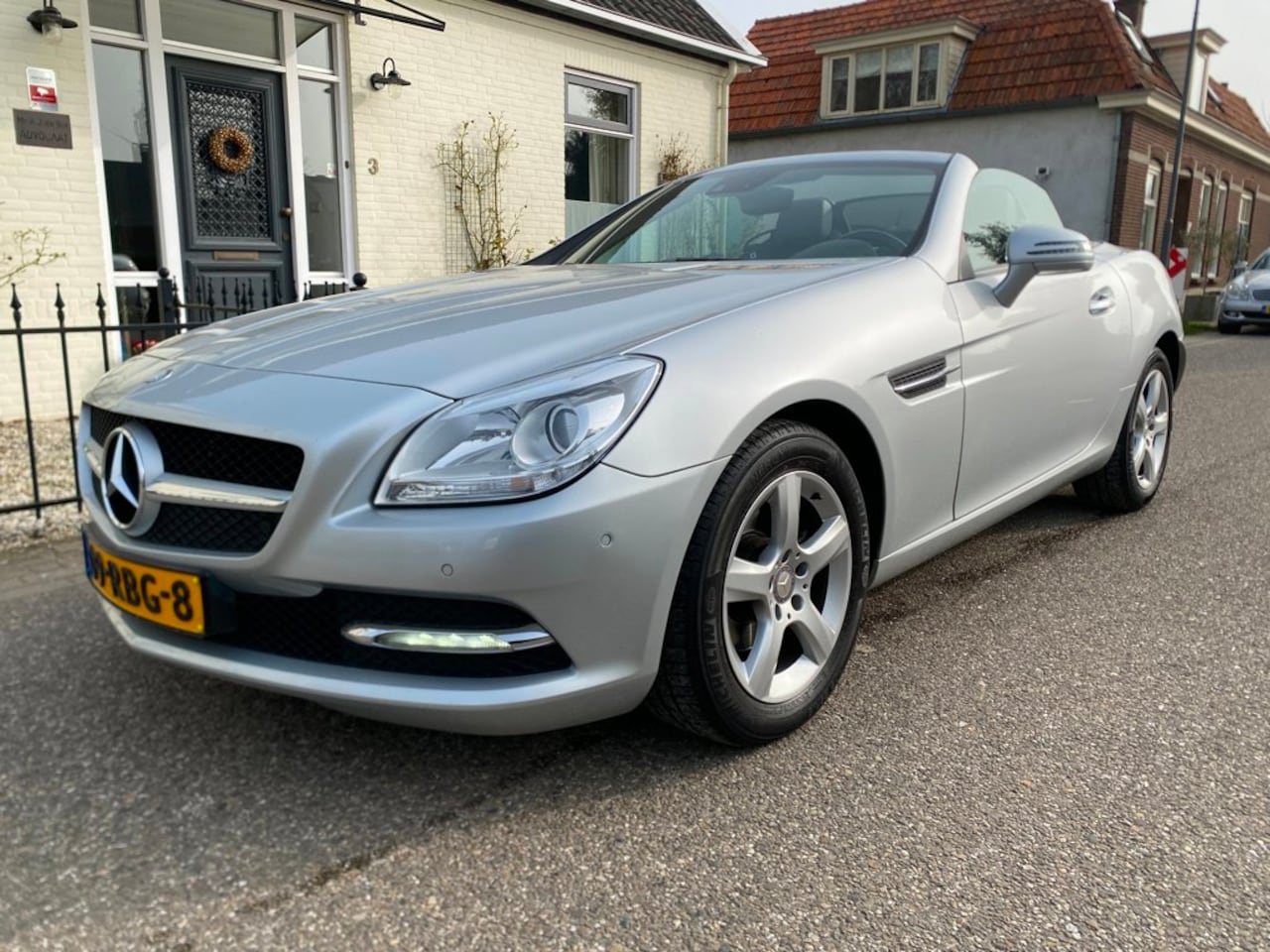 Mercedes-Benz SLK-klasse - 200 200,Aut,Comand,Panoramadak,Airscarf,Leder. - AutoWereld.nl
