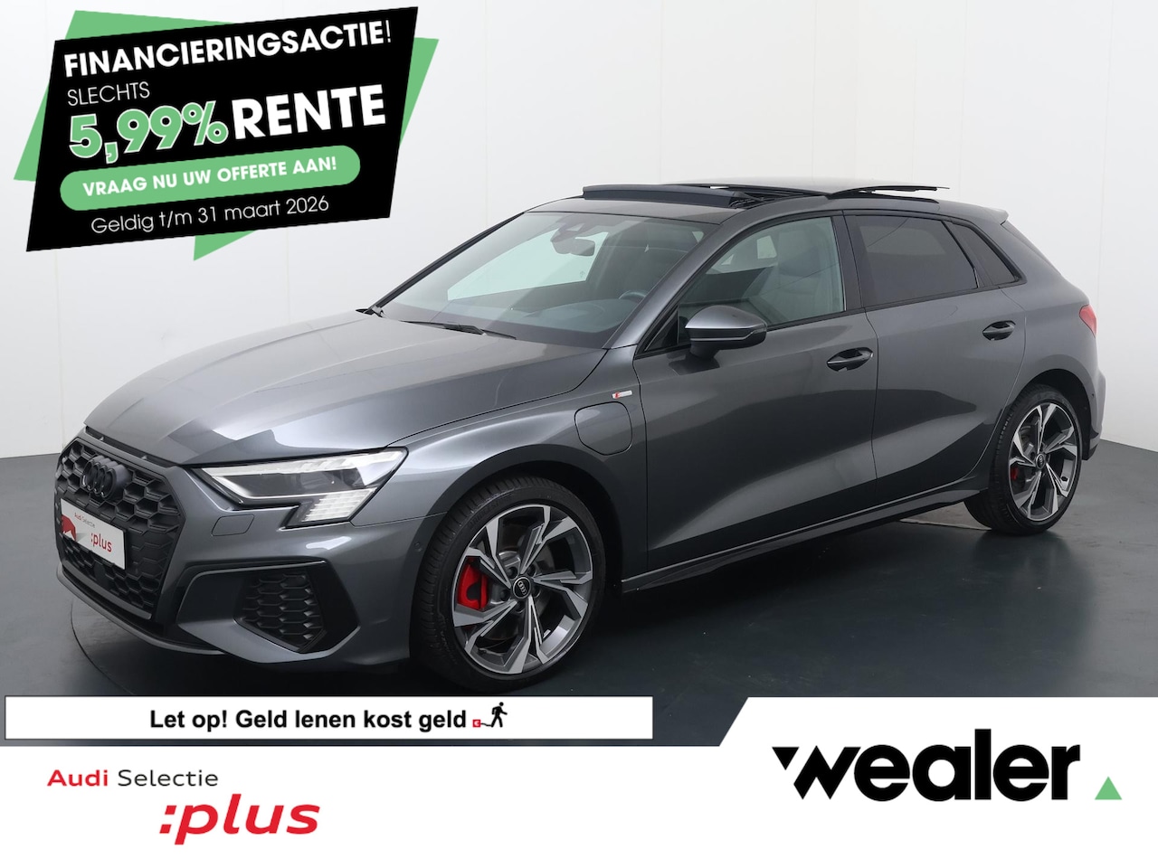 Audi A3 Sportback - 45 TFSI e S edition Competition | 245 PK | SoH 94% |  Panoramadak | Head-up display | Voor - AutoWereld.nl