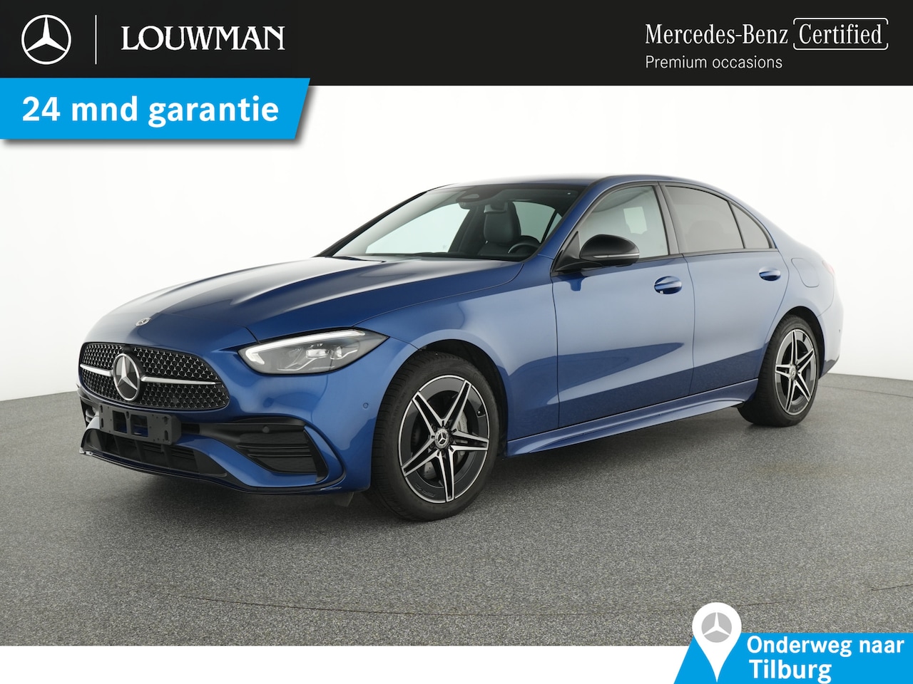 Mercedes-Benz C-klasse - 300 e AMG Plug-In Hybride Trekhaak | AMG LIne | Night Pakket | Memory Voorstoelen | Ledkop - AutoWereld.nl