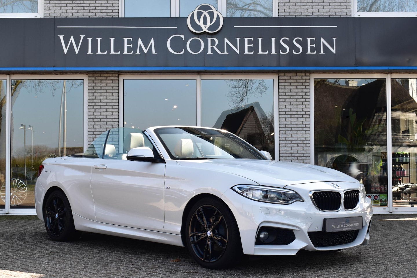 BMW 2-serie Cabrio - 220i M Sport Harman/Kardon Leder Camera Stoelverwarming Navi - AutoWereld.nl