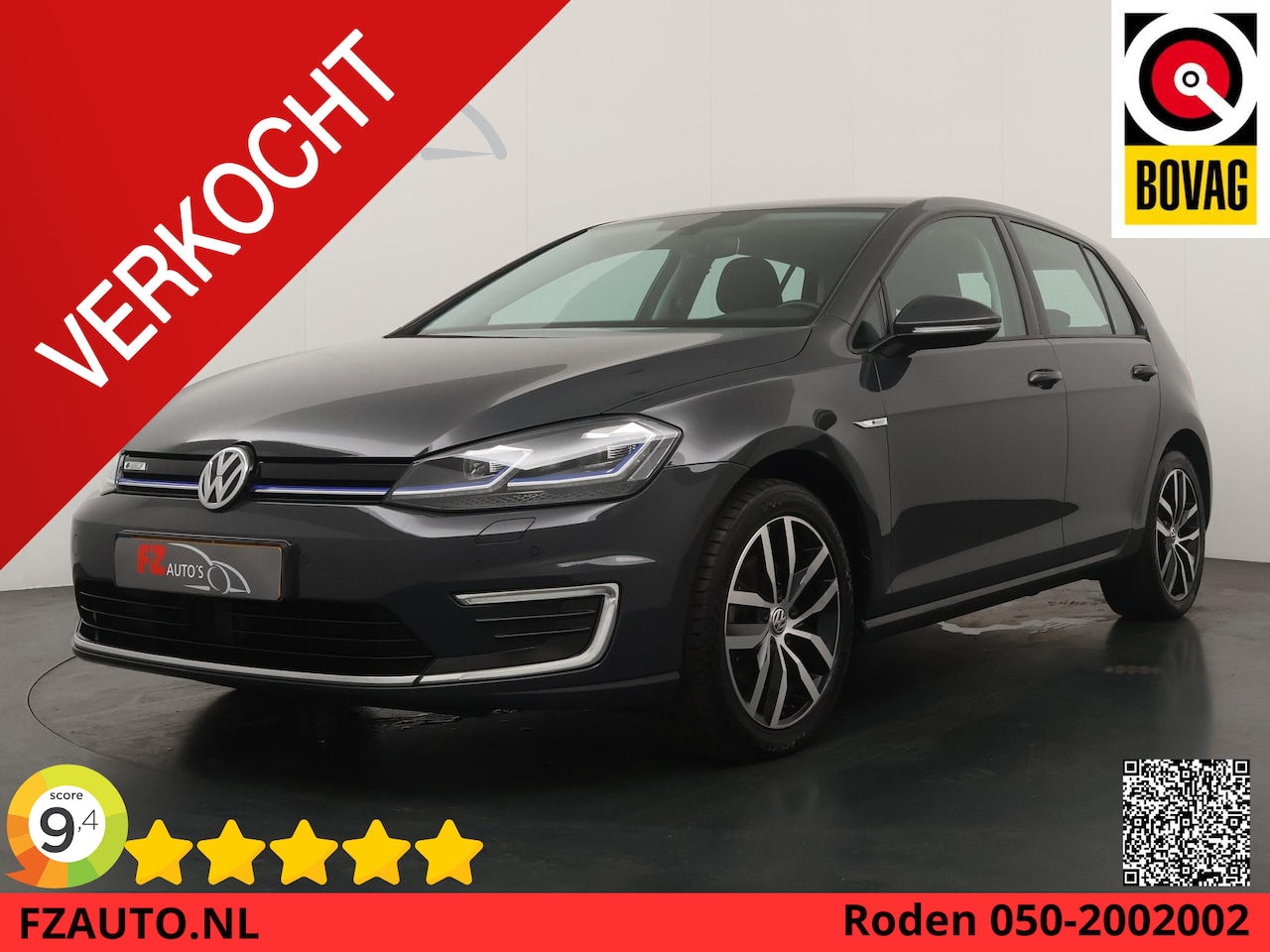 Volkswagen e-Golf - E-DITION - Automaat - Navigatie - Adaptief Cruise Control - AutoWereld.nl