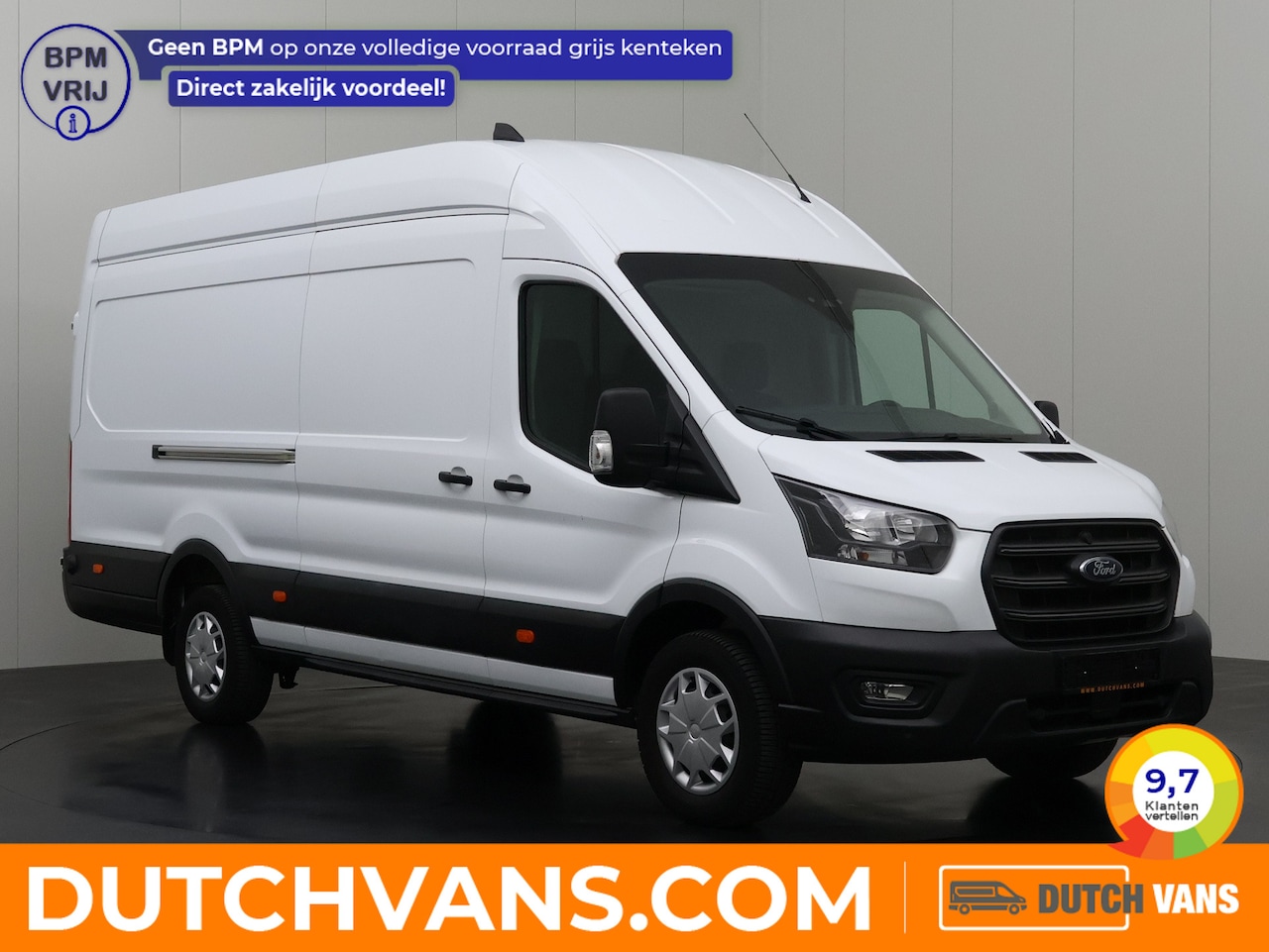 Ford Transit - 2.0TDCi 130PK L4H3 Jumbo | Airco | Cruise | Camera | 3-Zits - AutoWereld.nl