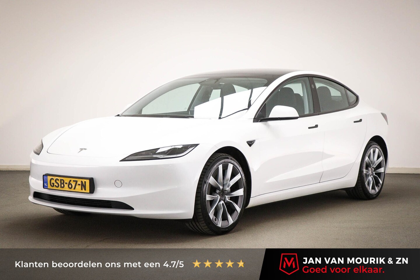 Tesla Model 3 - RWD 60 kWh | STUURVERWARMING | STOELVENTILATIE | PANORAMADAK | 19" - AutoWereld.nl